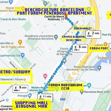 & Culture Barcelona Port Forum Penthouse Διαμέρισμα Sant Adria de Besos